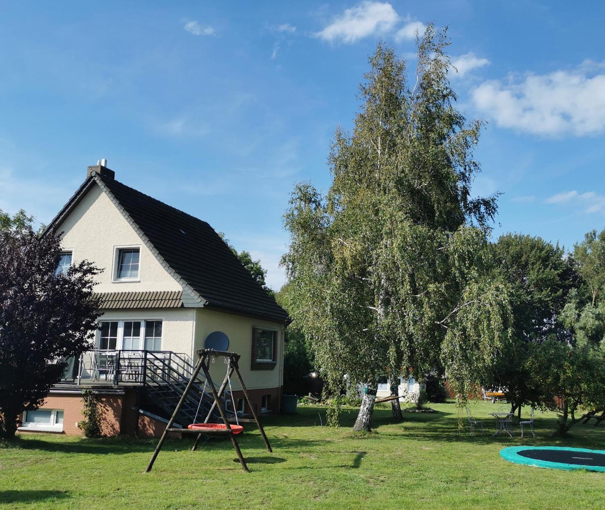 Ruegenferienhaus - Schaprode Hafen Exterior foto